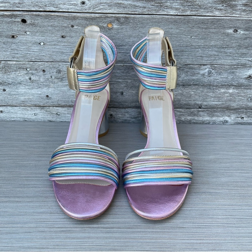 PAIGE Felicity Block Heel Sandals - Picture 5 of 10